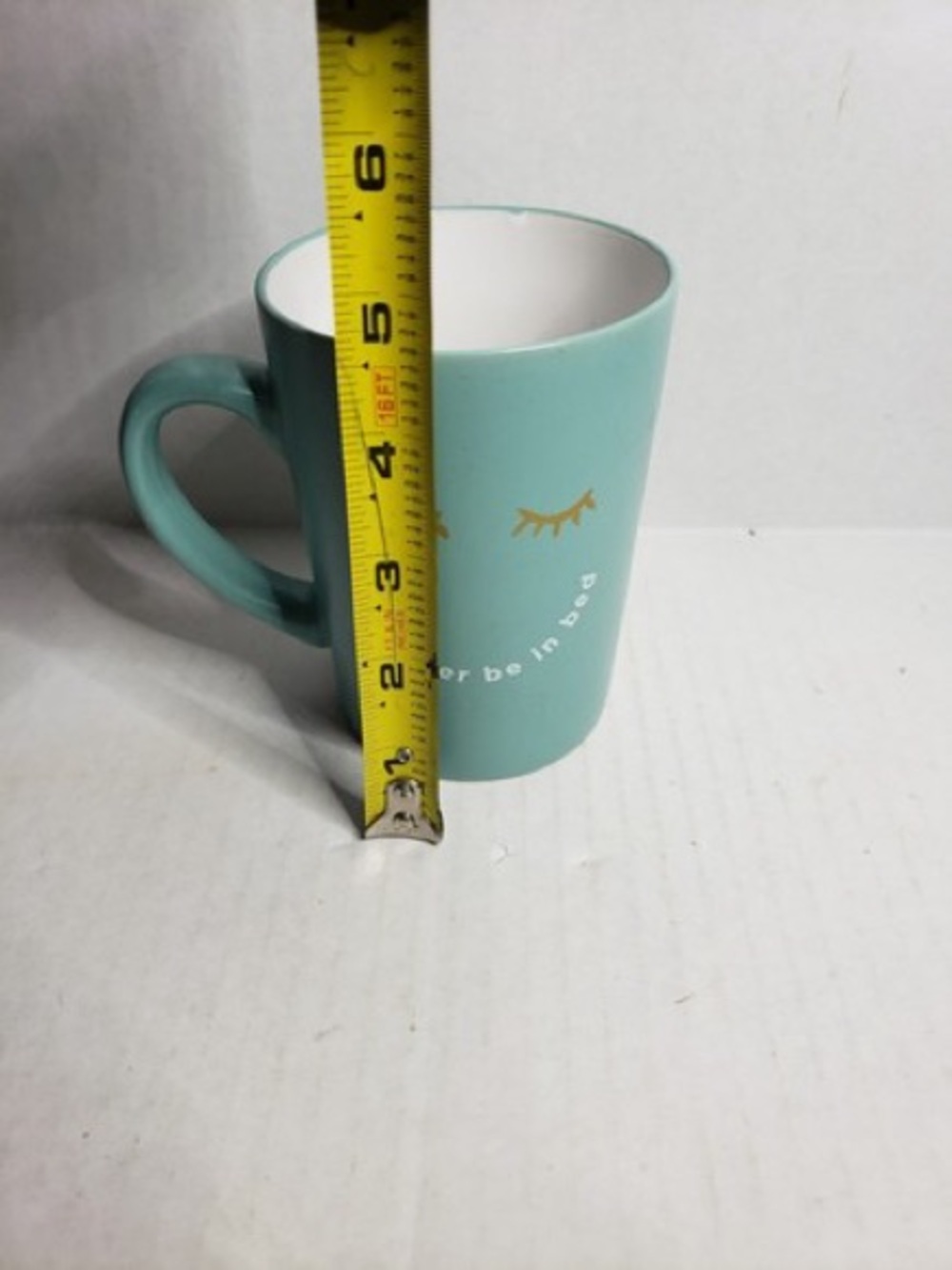 Ayesha Curry "I'd Rather Be In Bed" Oversized Coffee Cup/ Mug 15 oz. NWT NIB - Picture 16 of 16